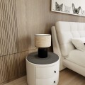 Lampa stołowa ASPEN LN1 BLACK/RATTAN