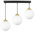 Lampa Wisząca 3-punktowa MILO BLACK GOLD #865