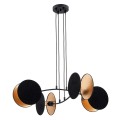Lampa wisząca MOTIF 4 BLACK/GOLD