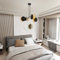 Lampa wisząca MOTIF 4 BLACK/GOLD