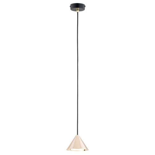 Lampa wisząca ELIT 1 BLACK/GOLD