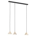 Lampa wisząca ELIT 3 BLACK/GOLD