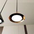 Lampa wisząca ELIT 6 BLACK/GOLD