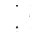 Lampa wisząca ELIT 1 BLACK
