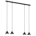 Lampa wisząca ELIT 4 BLACK