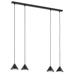 Lampa wisząca ELIT 4 BLACK