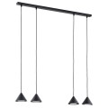 Lampa wisząca ELIT 4 BLACK