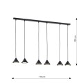 Lampa wisząca ELIT 6 BLACK