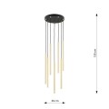 Lampa wisząca SELTER 7 PREMIUM GOLD