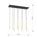 Lampa wisząca SELTER 9 GOLD