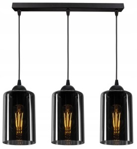 Nowoczesna Lampa Wisząca SŁOIKI LOFT GRAFIT #671