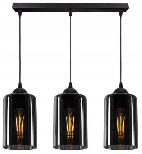 Nowoczesna Lampa Wisząca SŁOIKI LOFT GRAFIT #671