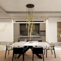 Lampa wisząca SELTER 17 PREMIUM GOLD