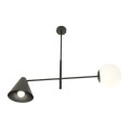 Lampa sufitowa nowoczesna HERMES 2 BLACK