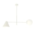 Lampa sufitowa nowoczesna HERMES 2 WHITE