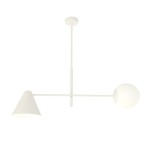 Lampa sufitowa nowoczesna HERMES 2 WHITE