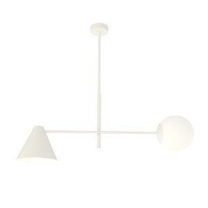 Lampa sufitowa nowoczesna HERMES 2 WHITE