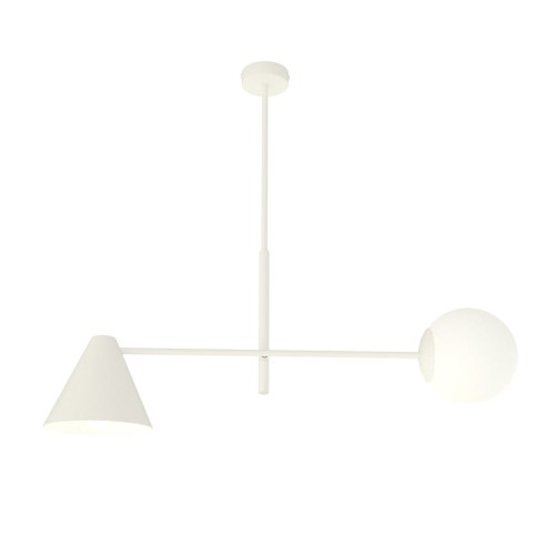 Lampa sufitowa nowoczesna HERMES 2 WHITE