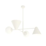 Lampa sufitowa nowoczesna HERMES 4 WHITE