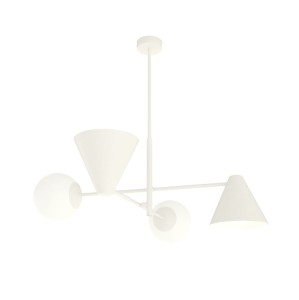 Lampa sufitowa nowoczesna HERMES 4 WHITE