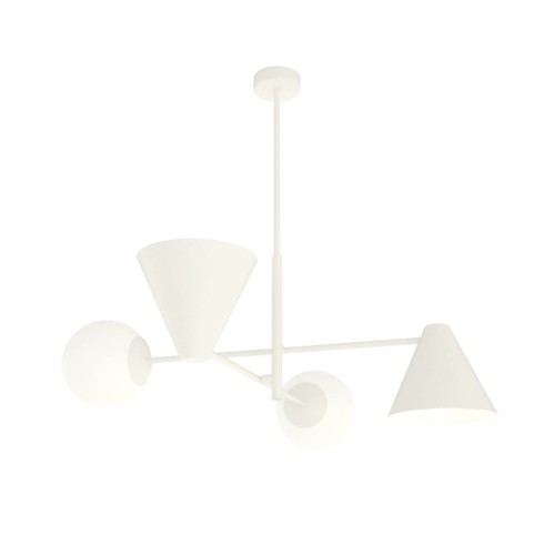 Lampa sufitowa nowoczesna HERMES 4 WHITE