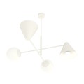 Lampa sufitowa nowoczesna HERMES 4 WHITE