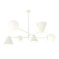 Lampa sufitowa nowoczesna HERMES 6 WHITE