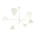 Lampa sufitowa nowoczesna HERMES 6 WHITE