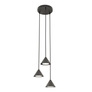 Lampa wisząca nowoczesna ELIT 3 PREMIUM BLACK