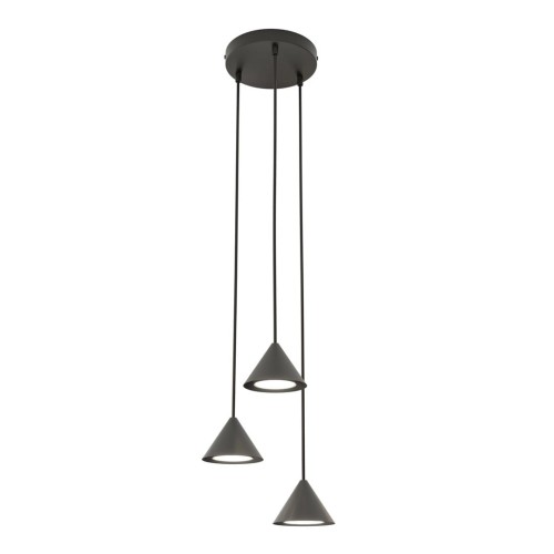 Lampa wisząca nowoczesna ELIT 3 PREMIUM BLACK