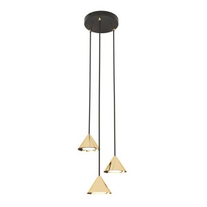 Lampa wisząca nowoczesna ELIT 3 PREMIUM GOLD