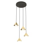 Lampa wisząca nowoczesna ELIT 4 PREMIUM GOLD