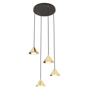 Lampa wisząca nowoczesna ELIT 4 PREMIUM GOLD