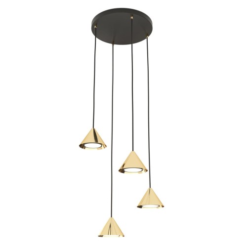 Lampa wisząca nowoczesna ELIT 4 PREMIUM GOLD