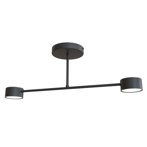 Lampa sufitowa nowoczesna HALO 2 BLACK
