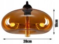 Nowoczesna Lampa Zwis DUŻE SZKŁO XL #657