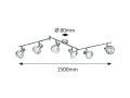 Lampa Spot HOLLY GREY 5562 RABALUX