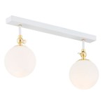 Lampa spot glamour biało złota LATINA 845 ARGON