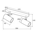Lampa Spot LAGOS tuba 889 Argon