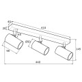 Lampa Spot LAGOS tuba 1474 Argon