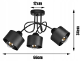 Lampa Plafon Spot LOFT #082 