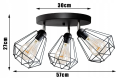 Plafon sufitowy SPOT LOFT Druciak #204 