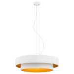 Lampa nowoczesna złota duża okręgi FOXY 1410 ARGON