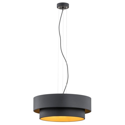 Lampa nowoczesna złota duża okręgi FOXY 1411 ARGON
