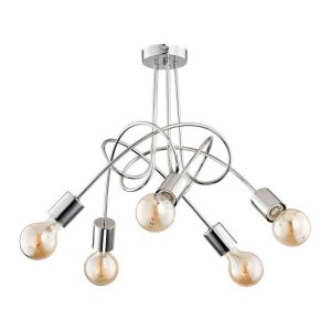 Lampa sufitowa 5-punktowa loftowa TANGO chrom