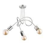 Lampa sufitowa 3-punktowa loftowa TANGO chrom