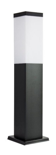Lampa stojąca zewnętrzna Inox Kwadratowa Black SS802-450 BL