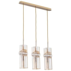 Lampa nowoczesna 3-punktowa KAPRIS ZŁOTY