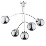  Lampa sufitowa Żyrandol 5-punktowy LUSCO CHROM