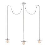 Lampa WISZĄCA PAJĄK CORSO CHROM 1378 ARGON